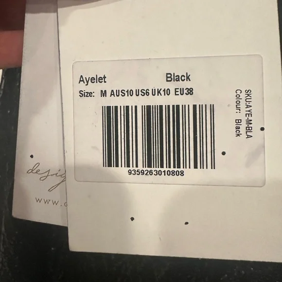 NWT ALAMOUR THE LABEL Ayelet Black Strapless Sweetheart Lace Formal Dress Medium - Picture 9 of 12